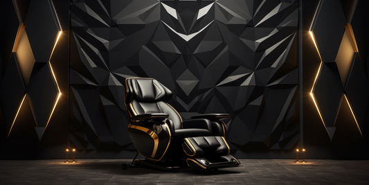 luxury massage chair, black massage chair